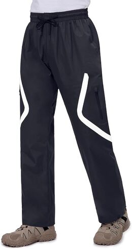 RainRider Rain Pants for Men Women Waterproof Over Pants Windproof Hiking Rain Gear for Golf Outdoor Fishing in Kuwait