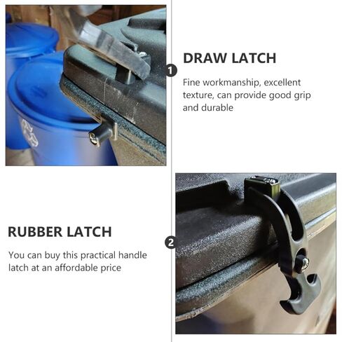 طقم كالارون من مجموعتين من المطاط المرن على شكل حرف T ومزلاج سحب وإبزيم ثقيل مع تصميم ممتص للصدمات لعربة الجولف وقفل صندوق أدوات Rv in Kuwait