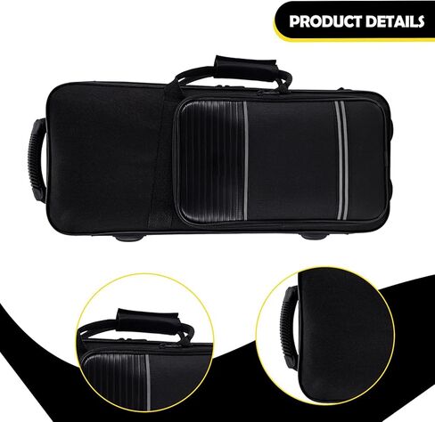 Menolana Alto Saxophone Case Storage Bag,Wear Resistant Shockproof Portable Saxophone Carrying Case Handheld Bag for Outdoor Exercise in Saudi Arabia