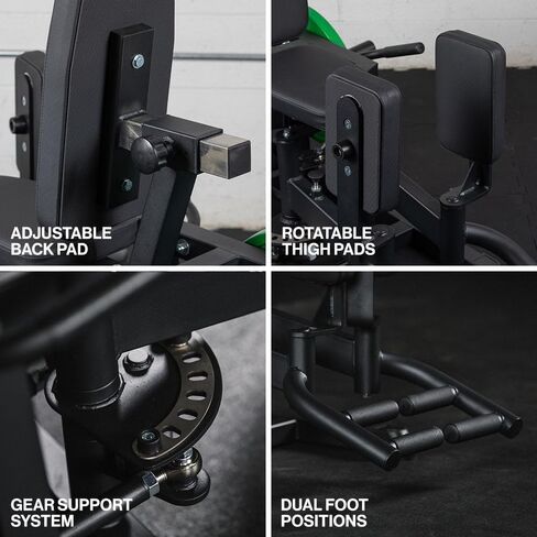 Titan Fitness Plate-Loaded Hip Abductor and Adductor Exercise Machine, Rated 250 LB, Combo Inner/Outer Thigh Stabilizer Machine in Saudi Arabia