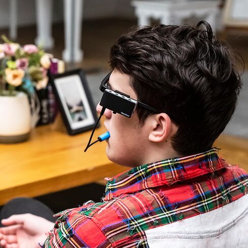 Adaptive Bite Switch - Glassouse - مفتاح إمكانية الوصول بدون استخدام اليدين للتكنولوجيا المساعدة وإعادة التأهيل والكراسي المتحركة وأجهزة الاتصالات والألعاب | متين، سهل الاستخدام، تحكم موثوق في الإدخال in Kuwait