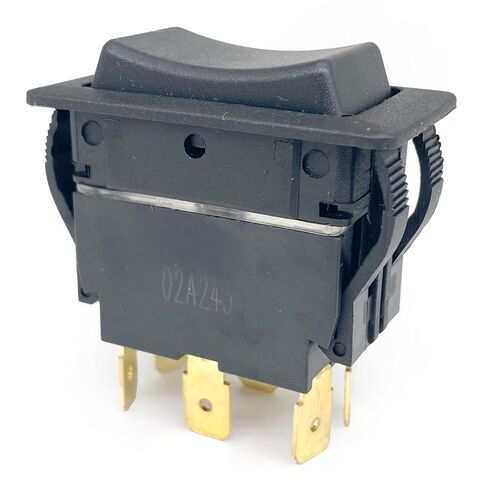 مفتاح الروك HY60B - 20A/125V 15A/277V 6-Pin ON-Off-ON (عبوة واحدة) - متوافق مع أدوات DeWalt وMilwaukee وBosch - يعمل على إصلاح انقطاع الطاقة في المثاقب والمناشير ومعدات الحدائق in Saudi Arabia