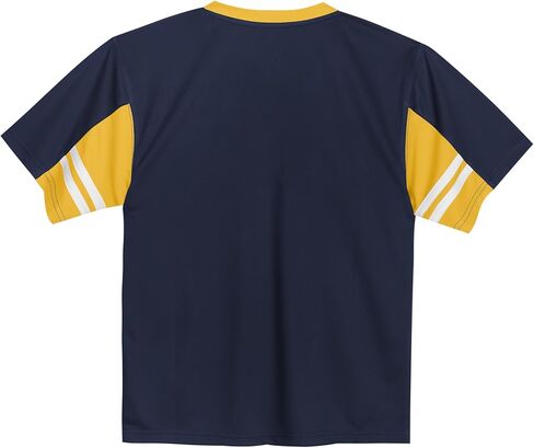 MLB Kids Youth Boys 4-18 Officially Licensed Team Color Primary Logo Baseball Fashion Top V-Neck Jersey in Kuwait