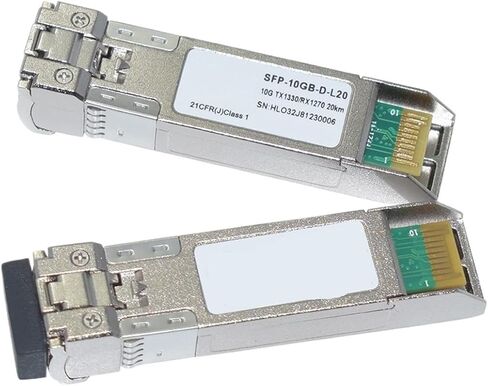 جهاز الإرسال والاستقبال البصري SFP-10GB-D-L20 10G 20km 1270 / 1330nm الوحدة البصرية الأصلية (زوج واحد) in Kuwait
