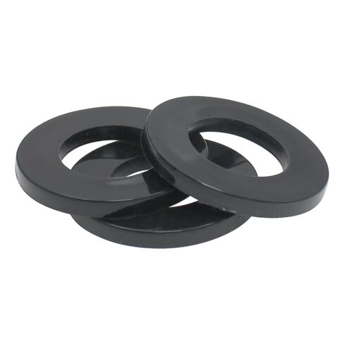 غسالات Qinlu-20-200 قطعة من النايلون العادي M2 M2.5 M3 M4 M5 M6 M8 M10 M12 M14 M16 M18 M20 حشية مسطحة عازلة من البلاستيك الأبيض والأسود، لإصلاح المصانع (أبيض، M8x16x2-100 قطعة) in Kuwait