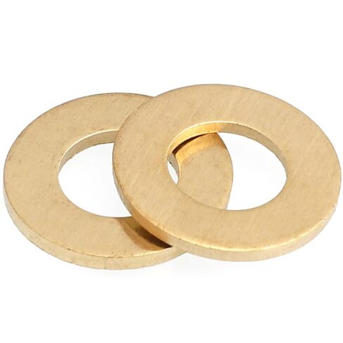 غسالة Qinlu-Washers النحاسية المسطحة 355 قطعة/المجموعة M2M2.5 M3M4 M5 M6 M8M10 M12M14 Meson Pad Sheet Metal طوق نحاس مسطح عادي غسالة مجموعة حشية مسطحة لإصلاح المصانع in Kuwait