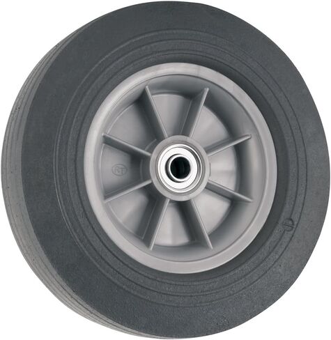 Titan 8 Inch Overall Diameter Flat Proof Replacement Wheel 300 lb Load Capacity, Gray/Black in Saudi Arabia