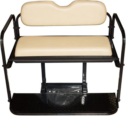 طقم مقعد خلفي قابل للطي من Performance Plus Carts Club Car Precedent/Onward/Tempo | متوافق مع موديلات 2004-Up (برتقالي) in Kuwait