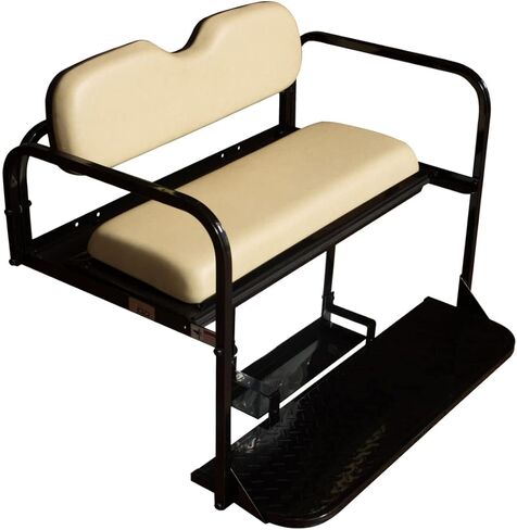 طقم مقعد خلفي قابل للطي من Performance Plus Carts Club Car Precedent/Onward/Tempo | متوافق مع موديلات 2004-Up (برتقالي) in Kuwait