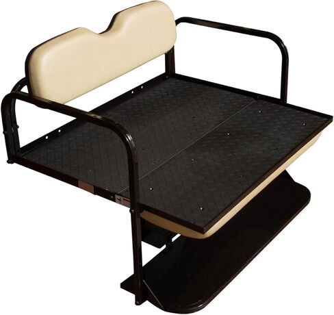 طقم مقعد خلفي قابل للطي من Performance Plus Carts Club Car Precedent/Onward/Tempo | متوافق مع موديلات 2004-Up (برتقالي) in Kuwait