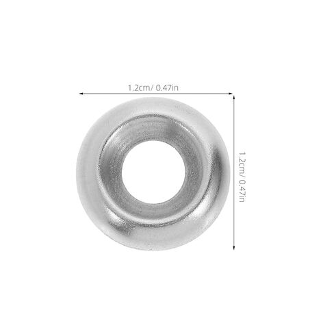 Holibanna 200pcs 304 Stainless Steel Countersunk Finish Washers Recessed Head Cup Shims for Screws Industrial Mechanical Fastening and Marine Applications in Kuwait