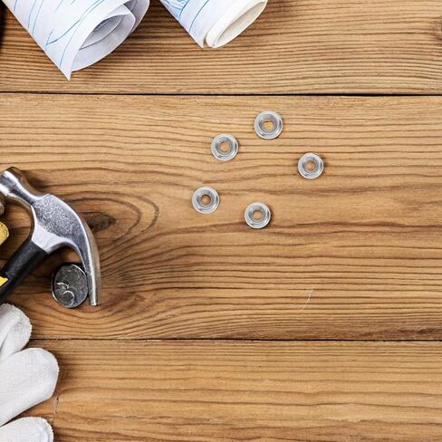 Holibanna 200pcs 304 Stainless Steel Countersunk Finish Washers Recessed Head Cup Shims for Screws Industrial Mechanical Fastening and Marine Applications in Kuwait