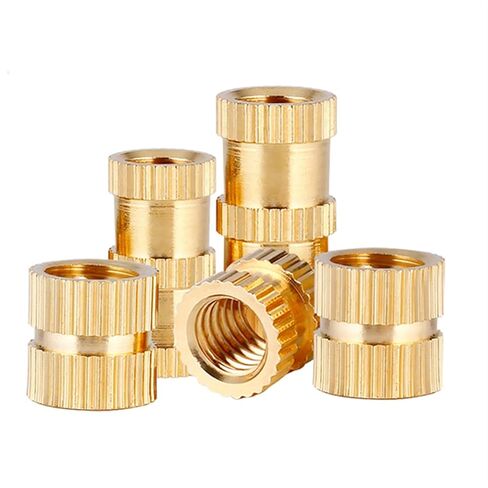 Qinlu-Washers Insert Knurled Nuts Brass Hot Melt Inset Nuts Heating Molding Copper Thread Inserts Nut M2 M2.5 M3 M4 M5 M6 M10, 100/50/10pcs, for Factories Repair(10pcs,M4 X D6.0 X L6.0) in Saudi Arabia