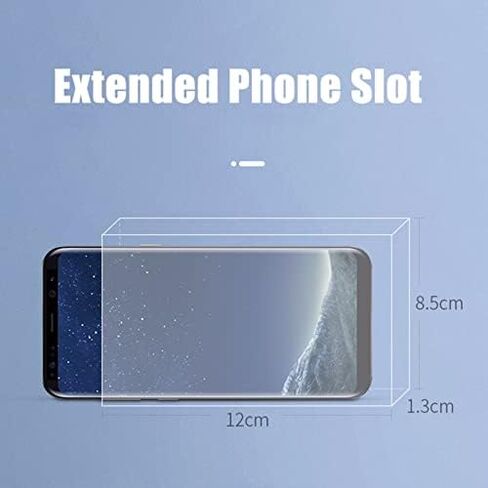 Cell Phone Charging Stations Phone Storage Cabinet Mobile Phone Charging 48 Slots Multi Compartment Cabinet Cell Organizer Transparent Locking Mobile Phone Storage Box (Silver48) in Saudi Arabia