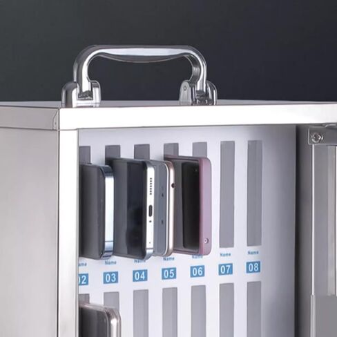 Cell Phone Charging Stations Phone Storage Cabinet Stainless Steel Mobile Phone Cabinet Classroom Mobile Phone Storage Cabinet 24-Bit Mobile Phone Box Wall-Mounted Mobile Phone Locker (24) in Saudi Arabia