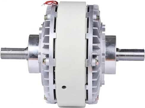 Double Shaft Magnetic Powder Clutch 25Nm 2.5kg DC 24V Dual 2Axis Winding Brake Compatible For Tension Control Bag Printing Dyeing Machine in Saudi Arabia