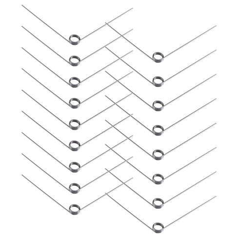 SUPERFINDINGS 36PCS 90 Degree Torsional Spring Stainless Steel Torsion Spring V-Shaped Torsional Spring 0.5mm Wire Diameter Mechanical Torsion Spring, 3 Laps 5mm OD in Saudi Arabia