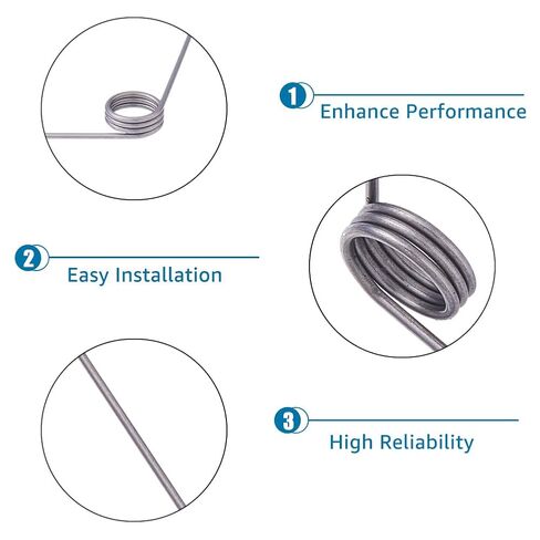 SUPERFINDINGS 36PCS 90 Degree Torsional Spring Stainless Steel Torsion Spring V-Shaped Torsional Spring 0.5mm Wire Diameter Mechanical Torsion Spring, 3 Laps 5mm OD in Saudi Arabia