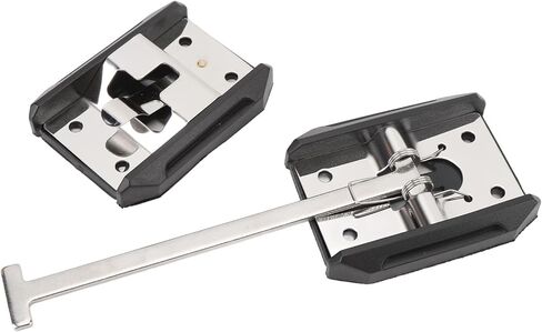 LiebeWH RV Trailer Door Holder Stainless Steel T Style Entry Door Latch Catch, Heavy Duty Exterior Hook Keeper for Campervan Motorhome Trailer Replacement Upgrade (6inch) in Saudi Arabia
