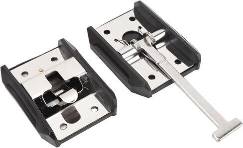 LiebeWH RV Trailer Door Holder Stainless Steel T Style Entry Door Latch Catch, Heavy Duty Exterior Hook Keeper for Campervan Motorhome Trailer Replacement Upgrade (4inch) in Saudi Arabia