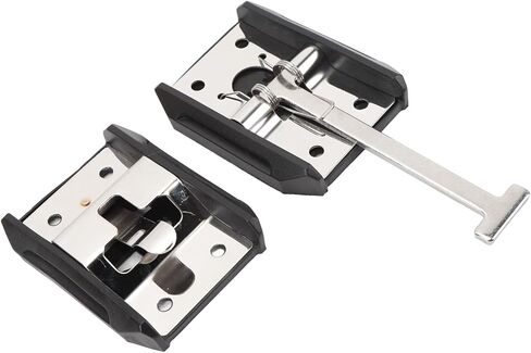 LiebeWH RV Trailer Door Holder Stainless Steel T Style Entry Door Latch Catch, Heavy Duty Exterior Hook Keeper for Campervan Motorhome Trailer Replacement Upgrade (4inch) in Saudi Arabia