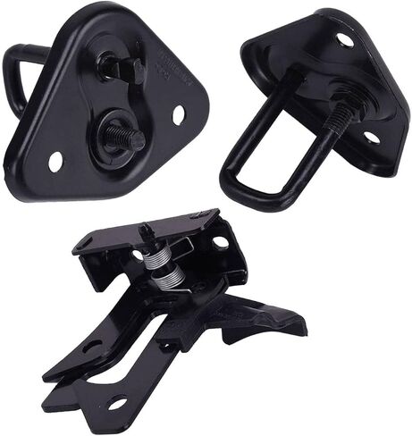 طقم قفل بمزلاج أمان لغطاء المحرك 3 قطع لسيارة Mercedes-Benz GLK350 2010-2015؛ لمرسيدس بنز GL350 2013-2016; لمرسيدس بنز GL450 2013-2016-2048800064, 2048800460, A2048800064 in Kuwait