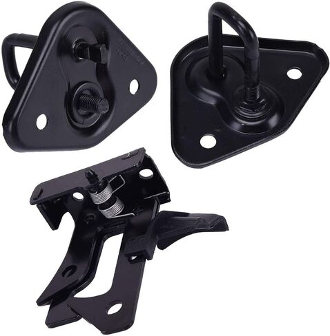 طقم قفل بمزلاج أمان لغطاء المحرك 3 قطع لسيارة Mercedes-Benz GLK350 2010-2015؛ لمرسيدس بنز GL350 2013-2016; لمرسيدس بنز GL450 2013-2016-2048800064, 2048800460, A2048800064 in Kuwait