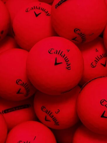 Golf Ball House…12pk Supersoft Golf Balls for Callaway/Matte Red/Near Mint (AAAA) / Used-Recycled w/Mesh Bag in Saudi Arabia