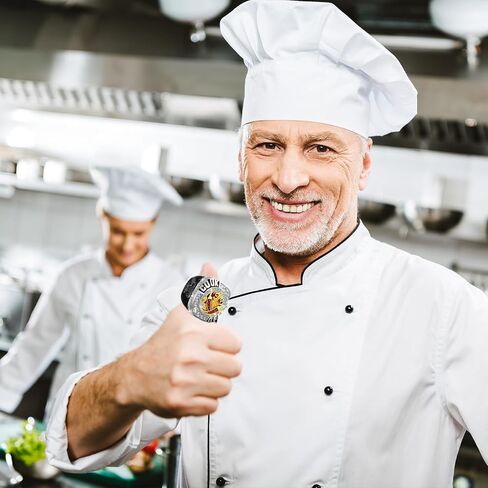 Chili Cook Off Championship Ring, Chili Cook Off Trophy Prize Award Medal, Chili Ring with Neck Chain and Acrylic Display Stand, Chili Cook Off Decorations Party Supplies Gifts in Kuwait