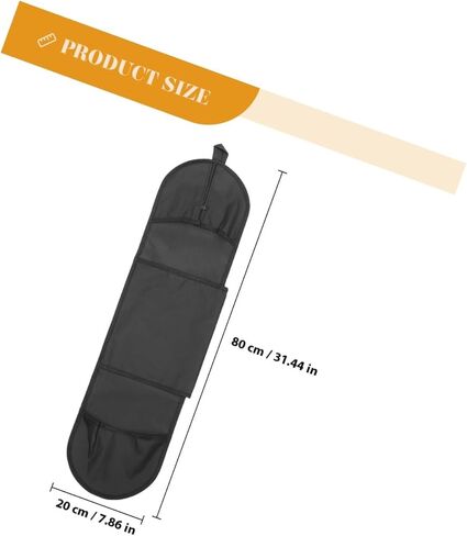 balacoo Skateboard Sling Bag and Slide Plate Bag Set, Thickened Dual-use Shoulder Crossbody Backpack for 80cm 60cm Boards, Multifunctional Skateboarding Accessories Carrying Pouch in Saudi Arabia
