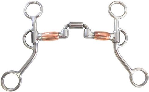 AJ Tack Argentine Hinged Port Correction Bit with Copper Rollers in Saudi Arabia