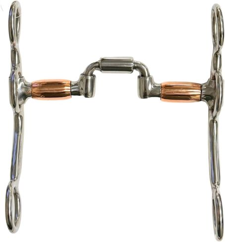 AJ Tack Argentine Hinged Port Correction Bit with Copper Rollers in Saudi Arabia