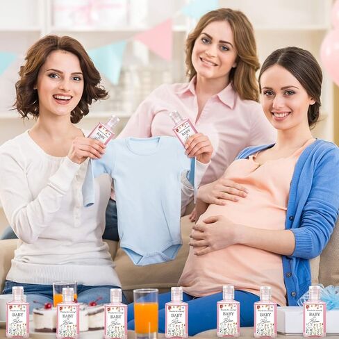 24 قطعة من مطهر اليد Wildflower Baby in Bloom، هدايا تقدير استحمام الطفل على شكل زهرة، شكرًا لقدومك بحجم 1 أونصة سائلة معقم لليدين للنساء الضيوف، هدايا الحفلات in Kuwait