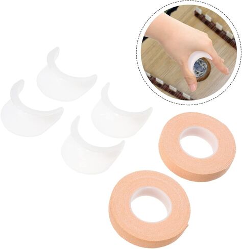 VANZACK 1 Set Hand Posture Rectifiers for Guzheng Ergonomic Design Easy to Clean Reusable Practice Correctors for Beginners Includes Rectifiers Tape in Saudi Arabia
