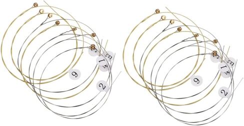 HANABASS 19Pcs Lyre Steel Strings for Simple Lyre Durable and Replacement Accessories Sound with Rich Resonance Compatible with Lyre Harp in Saudi Arabia