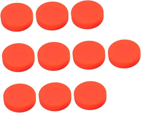 10 قطعة من كرات الهوكي البلاستيكية ذات الصلابة القابلة للتعديل، كرات هوكي مطاطية غير لامعة، مستلزمات رياضية ذات حجم قياسي للعبة والممارسة in Kuwait