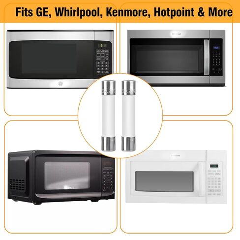 مصهر الميكروويف - 20 أمبير 250 فولت من السيراميك ذو النفخ البطيء، بديل مباشر لـ GE WB27X10388، مناسب عالمي للدوامة وكينمور ومعظم العلامات التجارية للميكروويف، 6 مم × 32 مم - 6 قطع in Kuwait
