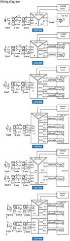 Signal Isolation Transmitter Current, Voltage Transmitter Multiple Input, Multiple Output 4-20mA, 0-5V, 0-10V Distribution modul(0-20MA in and Out_2 in 2 Out) in Saudi Arabia