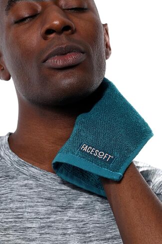 مناشف الأعشاب البحرية FACESOFT Mini PRO - منشفة تمرين قطنية ناعمة وماصة - بدون ألياف دقيقة صناعية أو بلاستيك - مناشف الصالة الرياضية للعرق - 3 قطع in Kuwait