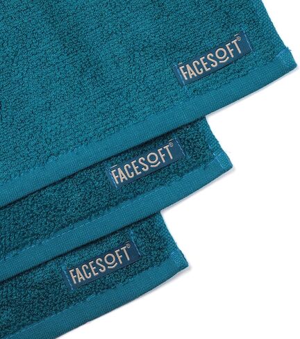 مناشف الأعشاب البحرية FACESOFT Mini PRO - منشفة تمرين قطنية ناعمة وماصة - بدون ألياف دقيقة صناعية أو بلاستيك - مناشف الصالة الرياضية للعرق - 3 قطع in Kuwait
