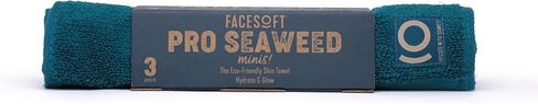 مناشف الأعشاب البحرية FACESOFT Mini PRO - منشفة تمرين قطنية ناعمة وماصة - بدون ألياف دقيقة صناعية أو بلاستيك - مناشف الصالة الرياضية للعرق - 3 قطع in Kuwait