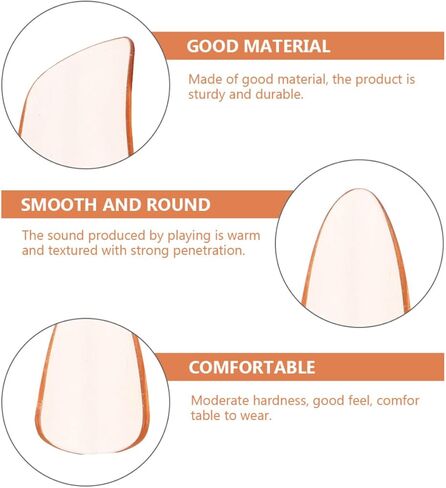 5 قطع من SUPVOX كبيرة لأصابع الأصابع Guzheng أغطية أظافر واقية لممارسة Guzheng للأظافر الصينية للمبتدئين والمحترفين in Kuwait