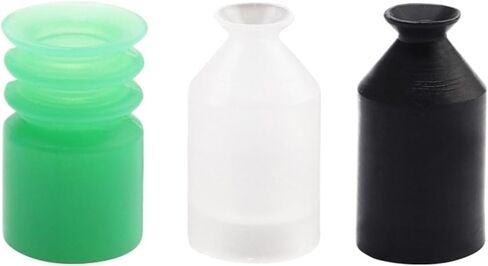 1 قطعة ZP-01/02/03/04/05/06/08/10/12/14/15/17/20 طبقة واحدة سيليكون كوب شفاط المكنسة الكهربائية الصغيرة (كبير ، أبيض) in Kuwait