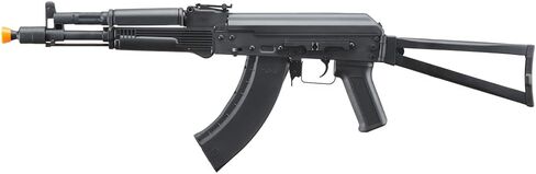 بندقية لانسر التكتيكية AK KR-104S Airsoft AEG مع مخزون مثلث Airsoft (اللون: أسود) in Kuwait