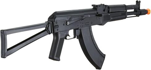 بندقية لانسر التكتيكية AK KR-104S Airsoft AEG مع مخزون مثلث Airsoft (اللون: أسود) in Kuwait