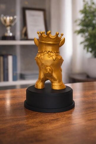 MunnyGrubbers - 6 Inch Goat Trophy - Greatest of All Time Trophy - Funny Novelty Meme Award - Plastic Trophy for Gifts and Laughs - (Goat) in Saudi Arabia