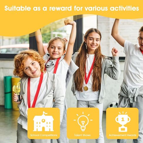 Mini Thumbs Up Trophy Award, 5.12in Plastic Winner Trophies for Celebrations, Sports, Classroom, Office, and Competitions in Saudi Arabia