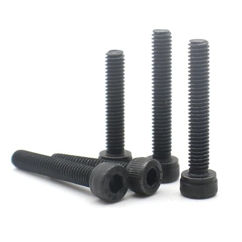 Carbon Steel Screw M3 3/4/5/6/7-50mm Hexagon Hex Socket Cap Head Kunrled Screw Bolts 50Pcs(9mm) in Saudi Arabia