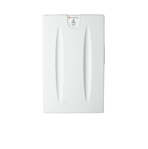 قاعدة تغيير حفاضات الأطفال العمودية الكلاسيكية من Foundations، مثبتة على الحائط، موزع بطانة مدمج، حزام أمان قابل للتعديل بيد واحدة، رمادي فاتح (100-EV) in Kuwait