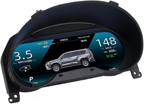 12.3-inch LCD Odometer Compatible For Lexus GX GX470 GX460 2010-2021 Interior Retrofit Kit Digital Dashboard Linux System in Saudi Arabia
